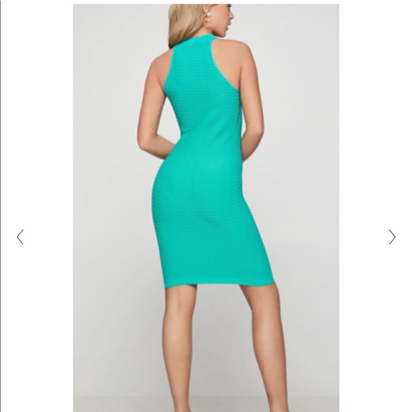 Sleeveless Bodycon Racerback Dress - Picture 4 of 7